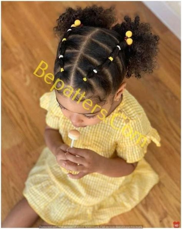 22 Easy Rubber band Hairstyles For Kids The Glossychic