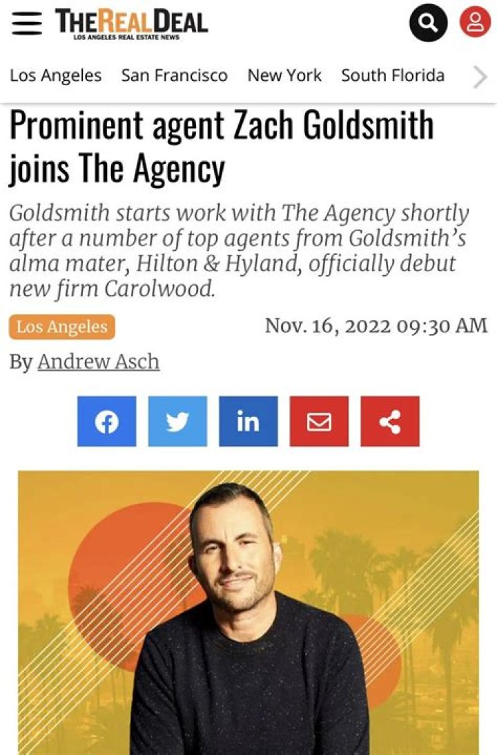 About Zach &mdash; ZACH GOLDSMITH