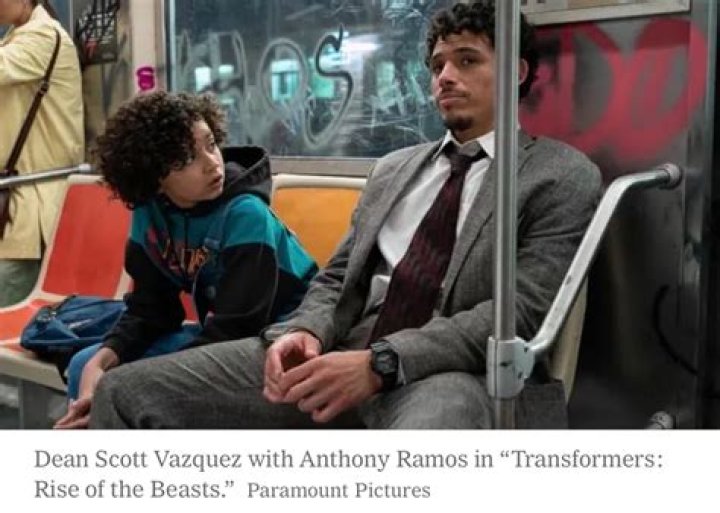 Actor Dean Scott Vazquez with his mother