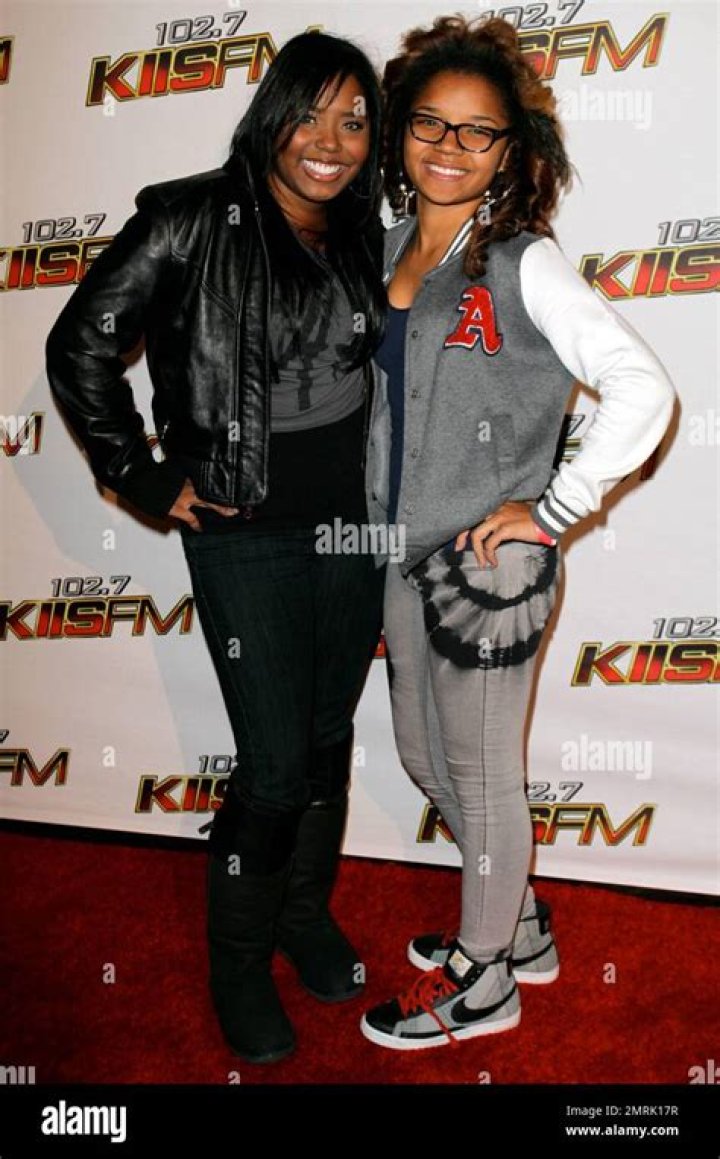 Actress Shar Jackson and daughter Cassie Jackson arrive at 102.7 KIIS