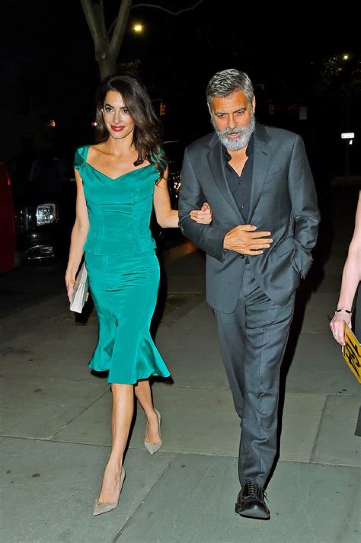 Amal Clooney Wears Glam Date Night Outfits with Clooney