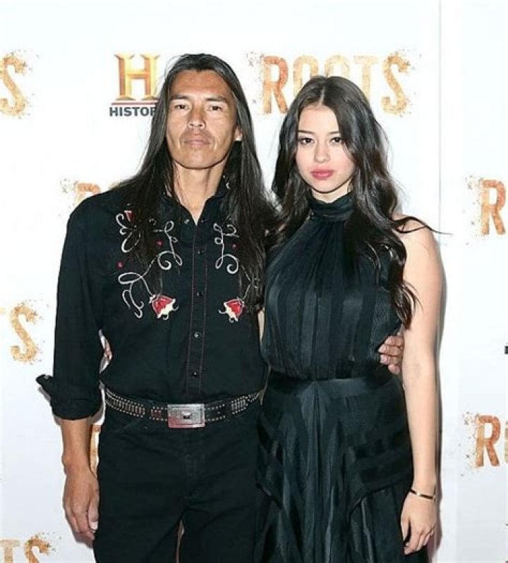 Amber Midthunder with her boyfriend River Thomas