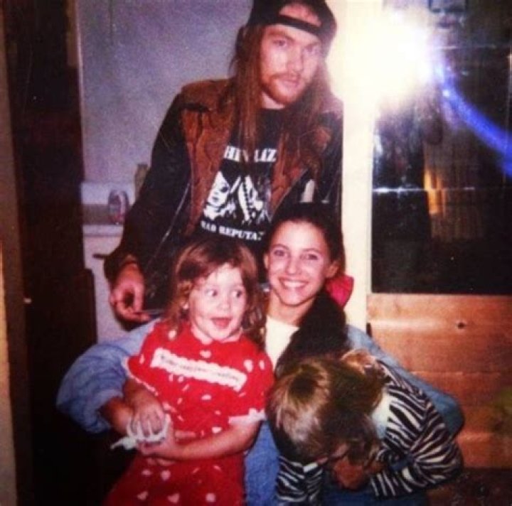 Axl Ros with ex wife Erin Everly and kids Axl Rose, Guns N Roses