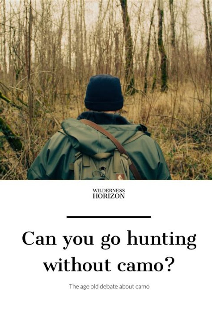 Can you go hunting without camo? Hunting, Fishing trap, Deer hunting