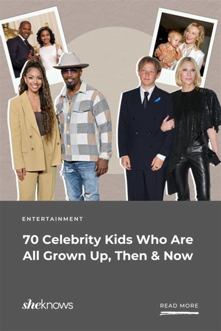 Celeb Kids All Grown Up What They Look Like Today Will Leave You