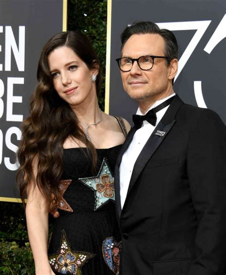 Christian Slater and Wife Brittany a Daughter
