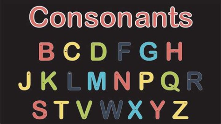 Consonants and Vowels YouTube