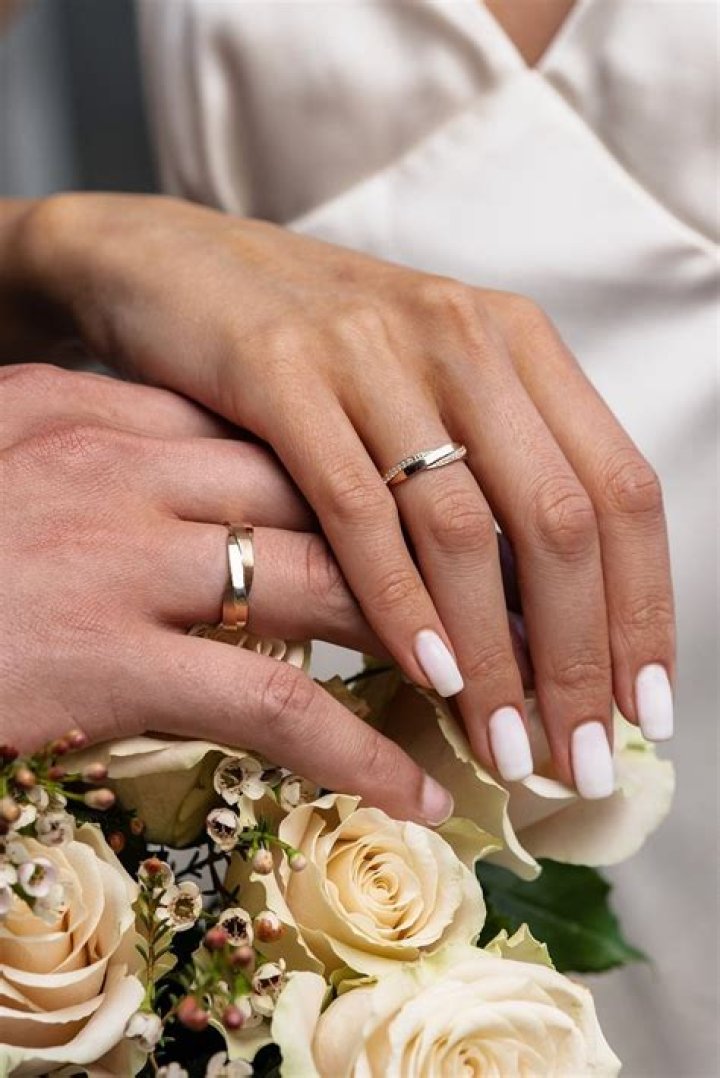 Couple Wedding Rings, Wedding Rings Rose Gold, Rose Gold Engagement