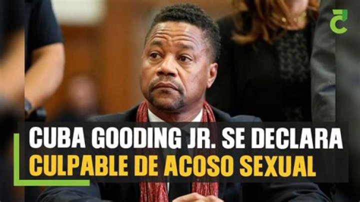 Cuba Gooding Jr. se declara culpable en caso por tocamientos indebidos