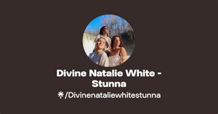 Divine Natalie White Stunna Listen on YouTube, Spotify, Apple Music