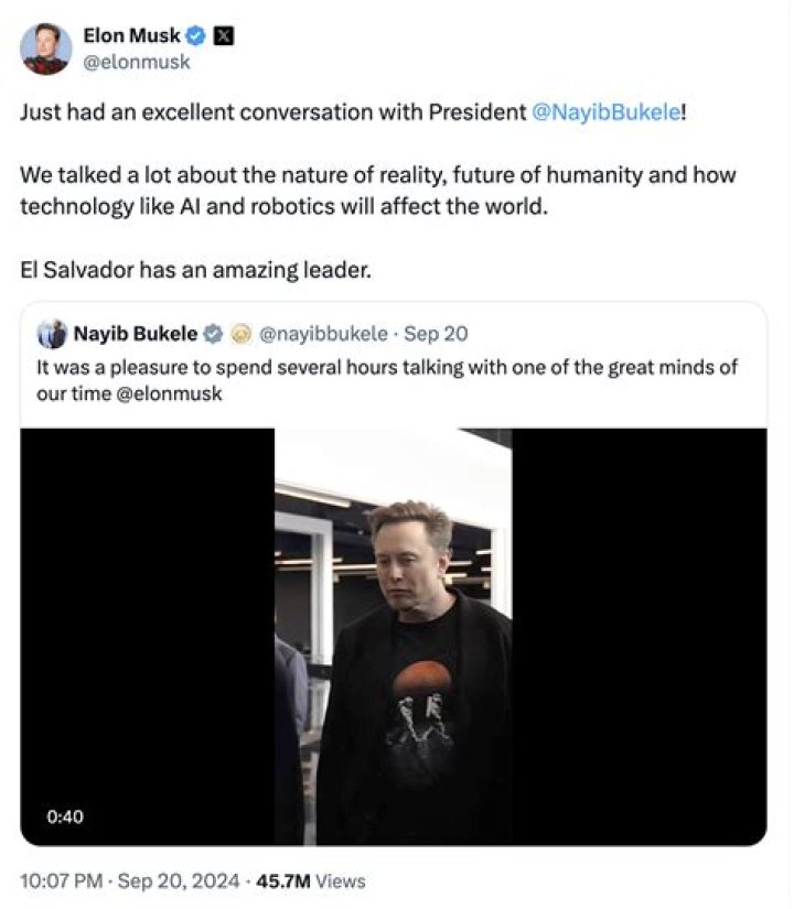 Elon Musk Tweet about Jake Angeli