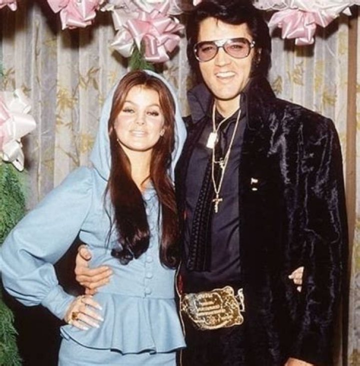 Elvis and Priscilla Presley at Nancy Sinatra concert in Las Vegas