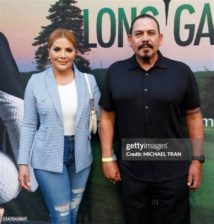 Emilio Rivera and wife Yadi at the premiere screening of FX's SONS OF ANARCHY &copy;2011 Sue