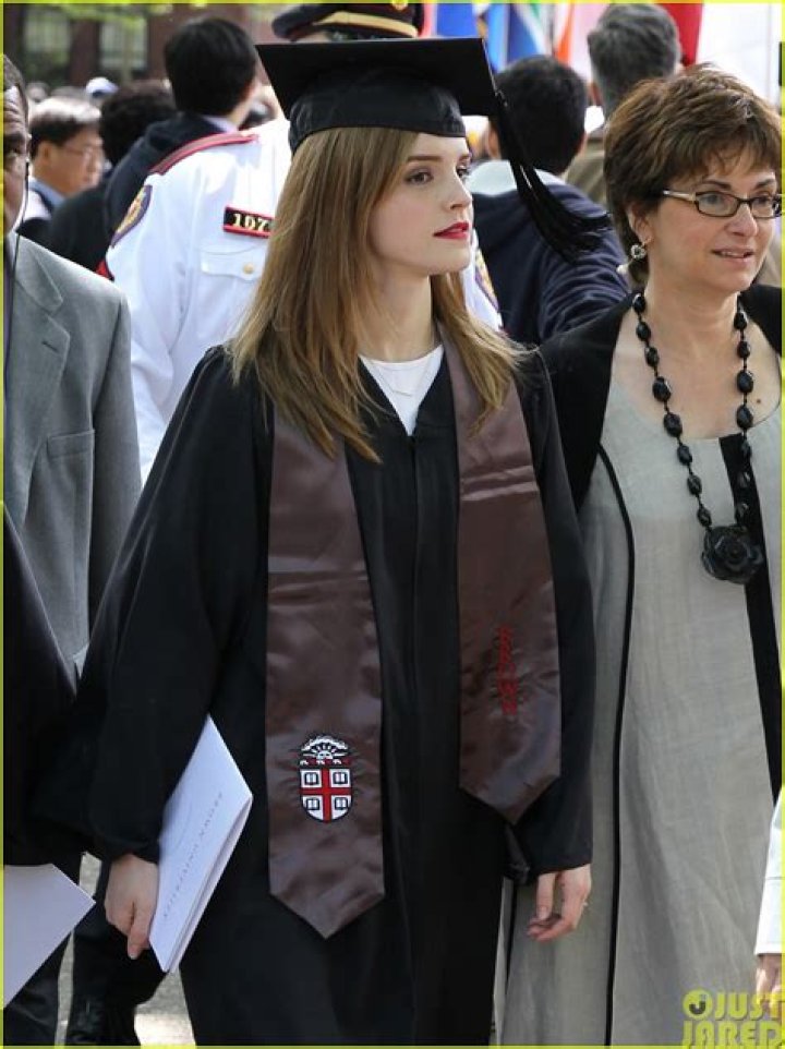 Emma Watson graduates Brown University with armed guard Daily Mail Online