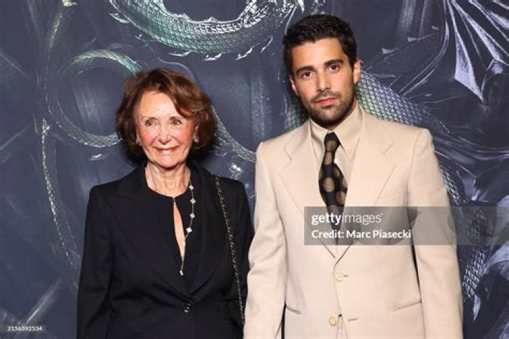 Fabien Frankel with his grandmother