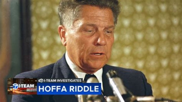 From left, Jimmy Hoffa, Hoffa&rsquo;s wife Josephine Poszywak, Jay Sarno, and