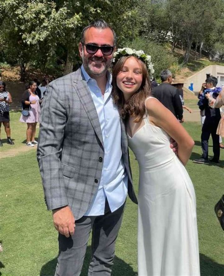 Giada De Laurentiis spotted in a blue swimsuit as she enjoys a day on