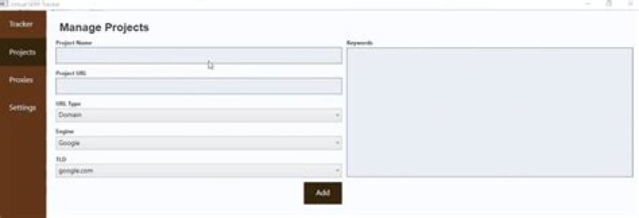 Google SERP Tracker SERP tracking for URLs against Keywords