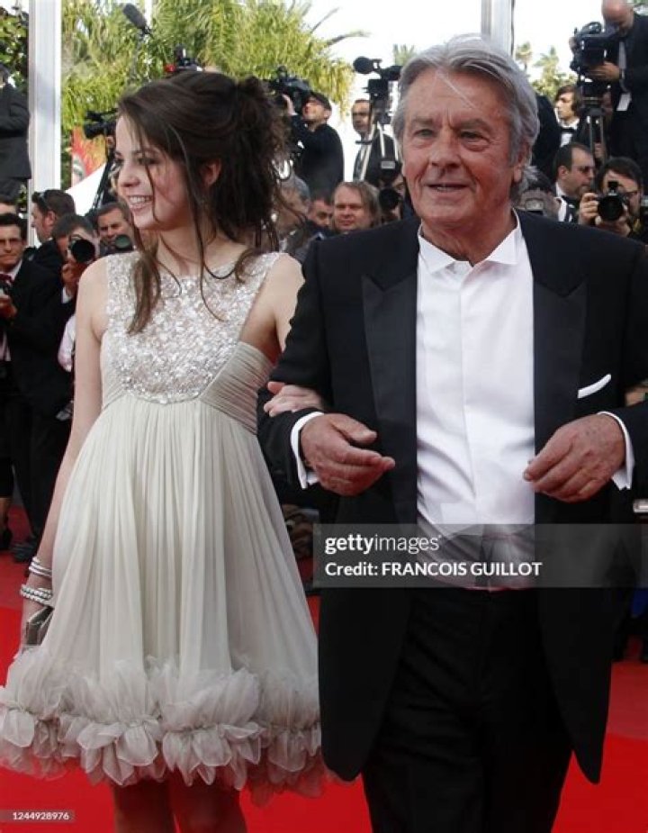 Granddaughter French Actor Alain Delon French Editorial Stock Photo