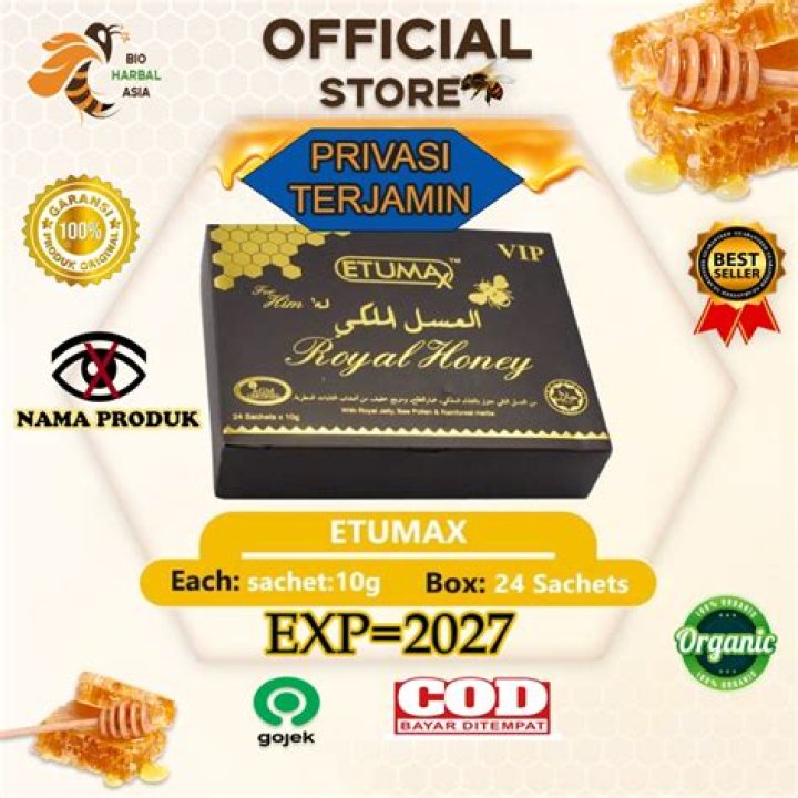 Half Box Etumax Royal Honey 20g (6 sachets)