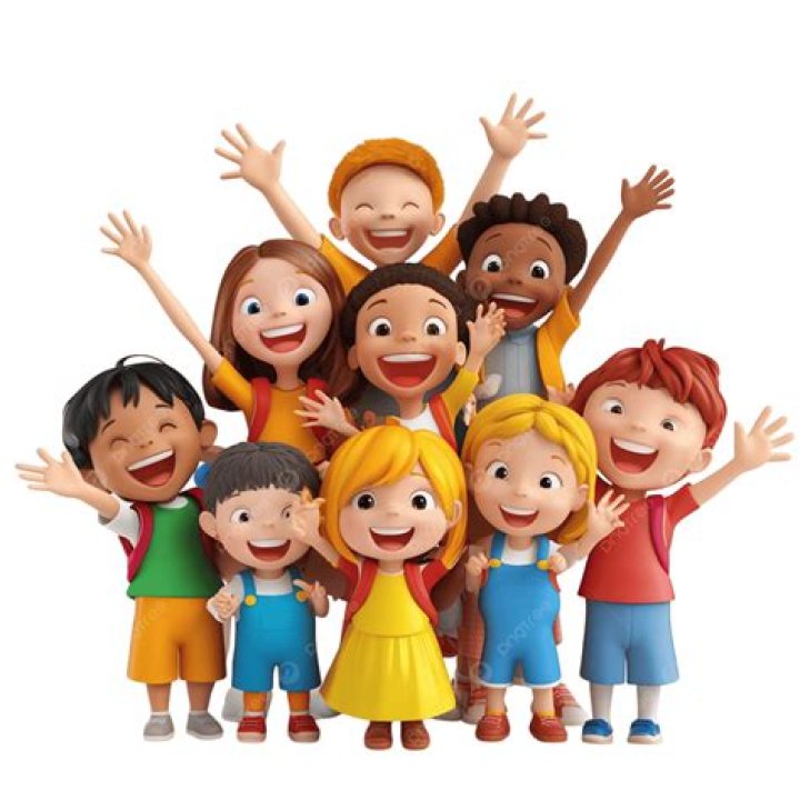 Happy school children to walk past a cafe 6635414 Vector Art at Vecteezy