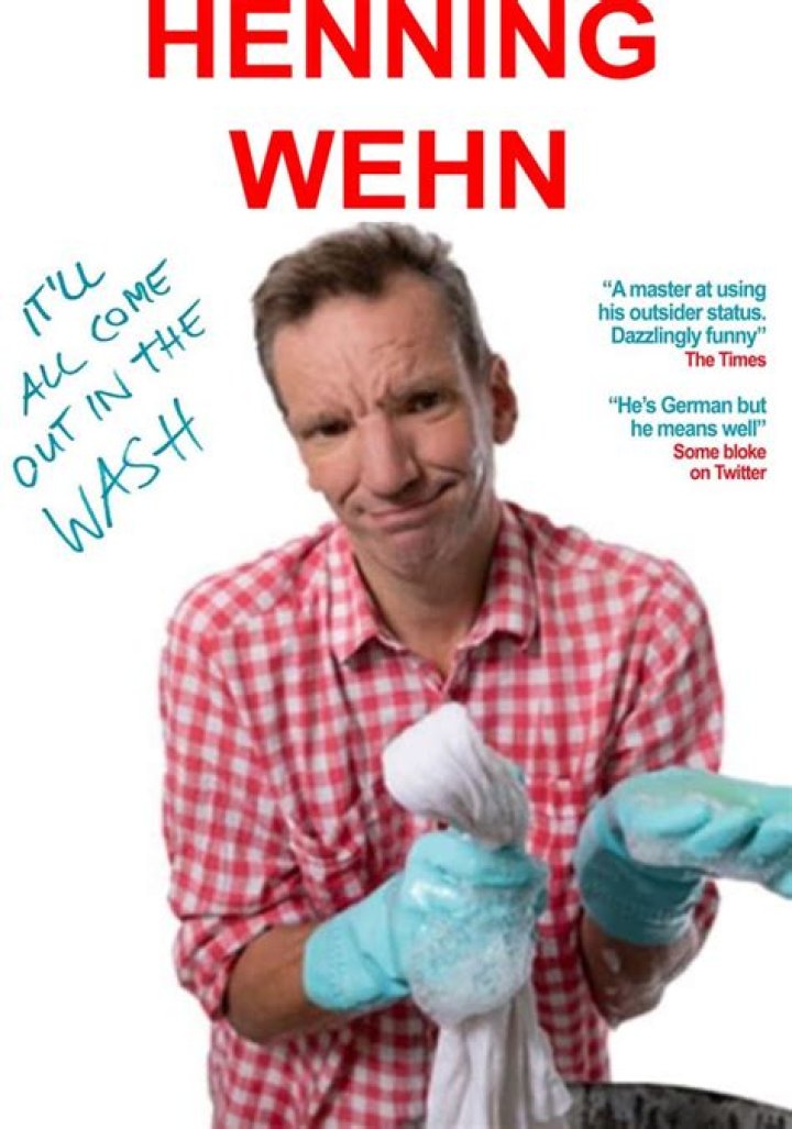 Henning Wehn It'll All Come Out In The Wash The Queen's Hall
