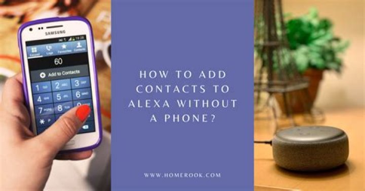 How To Add Contacts To Alexa (Make Alexa Calls)