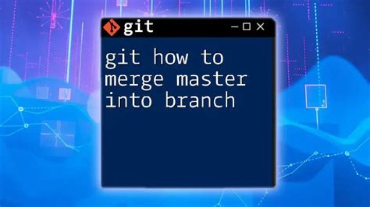 How to merge master into any branch in GitLab by examples