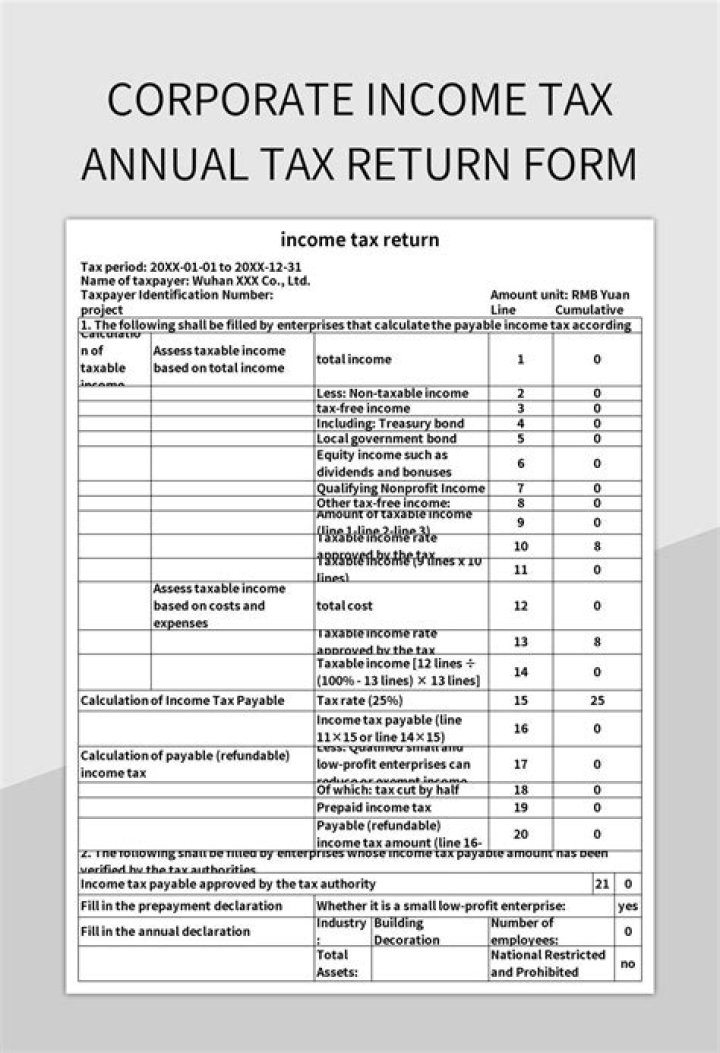 Is corporation tax paid yearly or monthly?