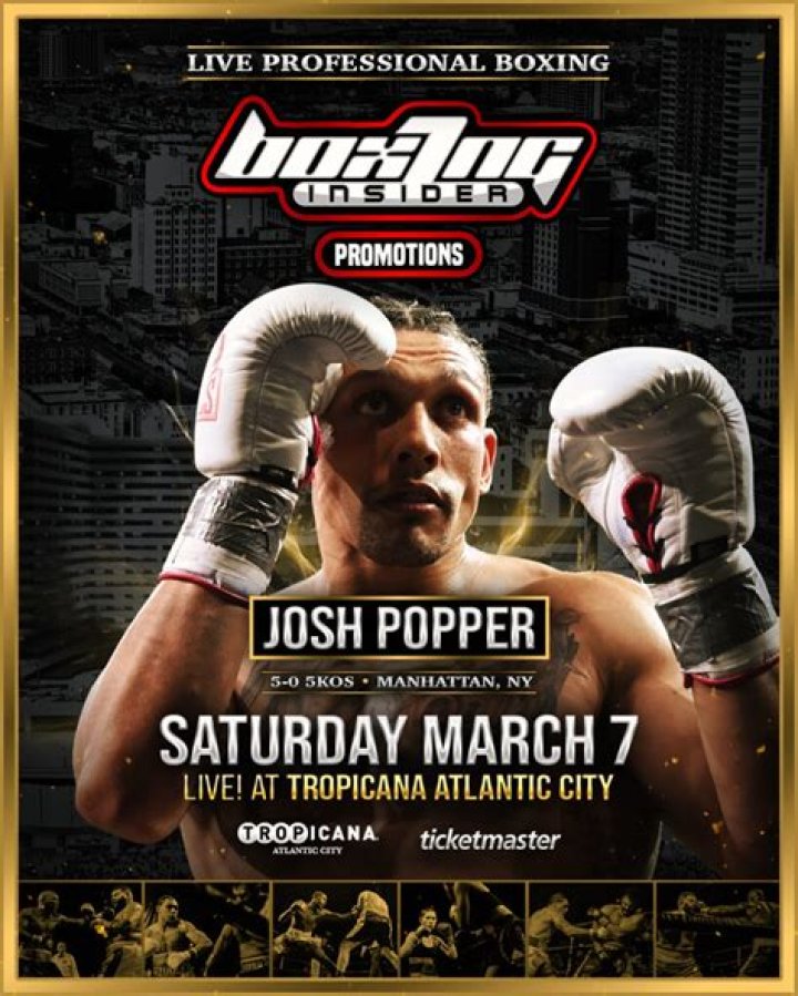 Josh Popper Giving Boxing Training to his student