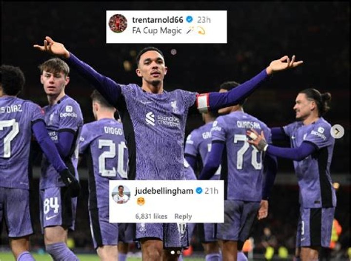 Jude Bellingham blown away by 25y/o Liverpool wizard against Arsenal