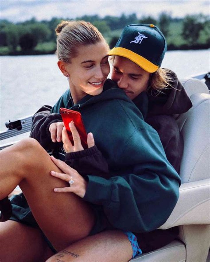 Justin And Hailey Bieber Get A Little Racy At Odell Beckham Jr.'s