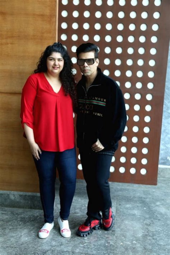 Karan Johar, Anshula Kapoor at a programme