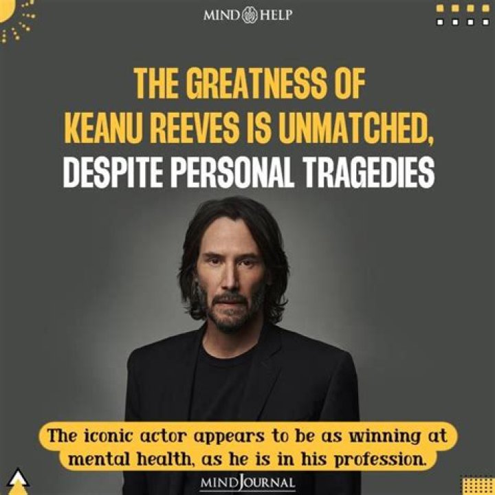 Keanu Reeves is a winning mental health, he shows a lot of care for