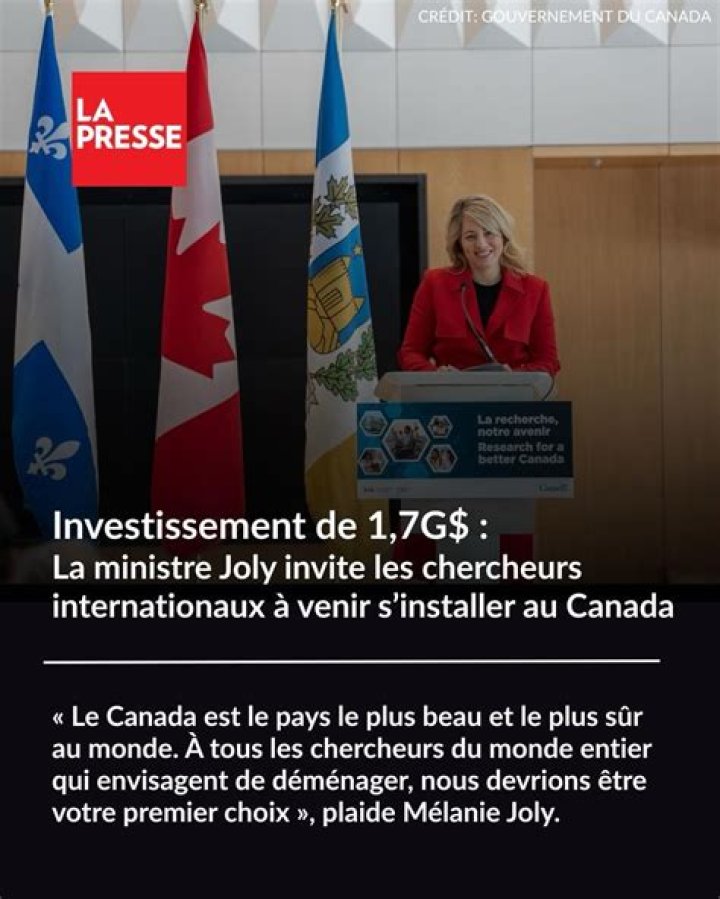 La ministre M&eacute;lanie Joly d&eacute;ment les rumeurs d'idylle avec Justin