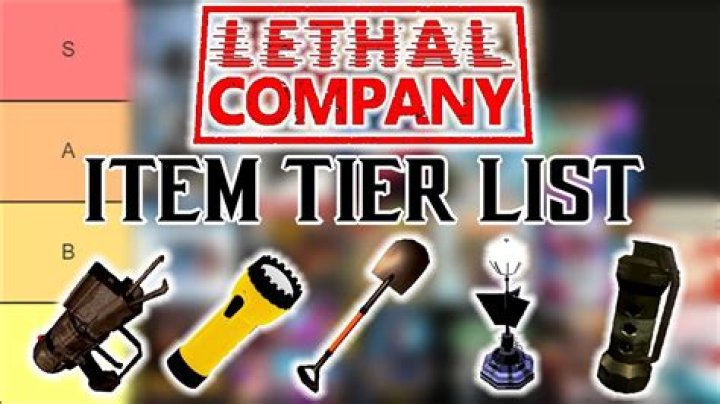 Lethal Company Item Tier List