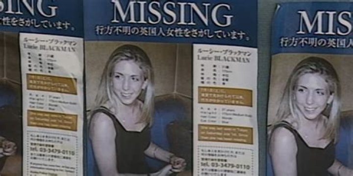 Lucie Blackman missing poster