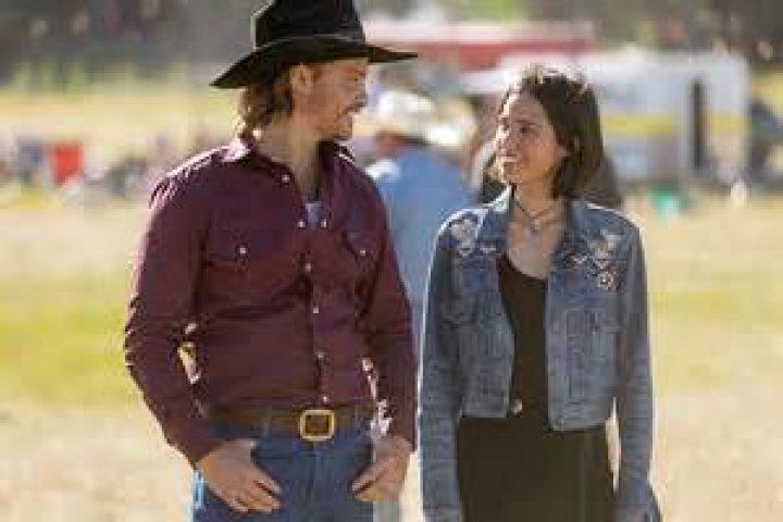 Luke Grimes & Kelsey Asbille as Kayce & Monica Dutton in Yellowstone