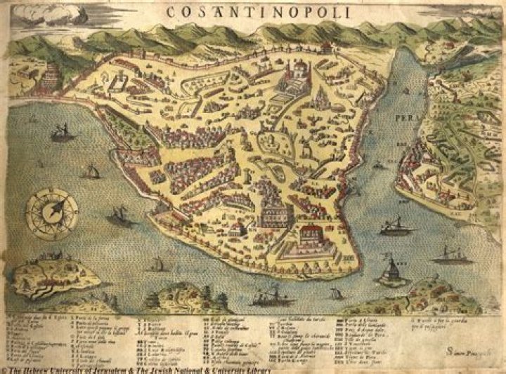 Map of Constantinople Historical maps, Roman history, History