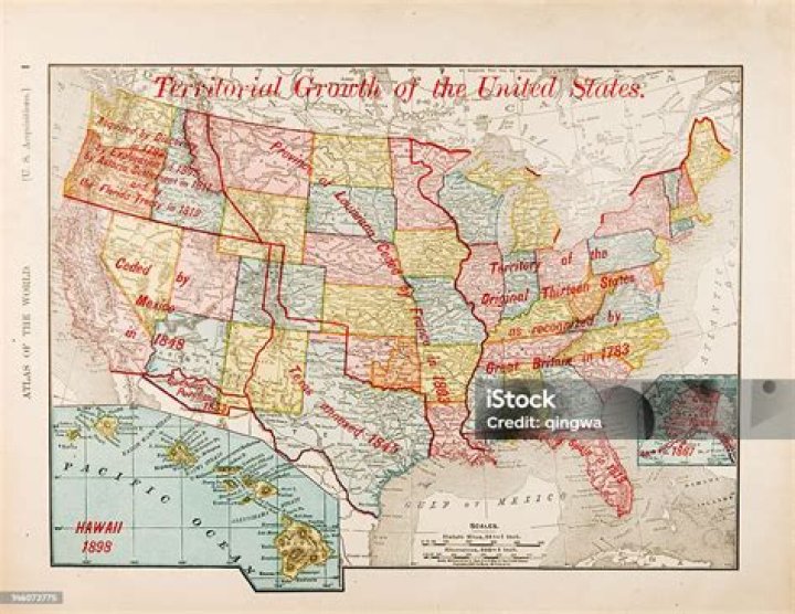 Map Of United States Expansion Wall Art, Canvas Prints, Framed Prints