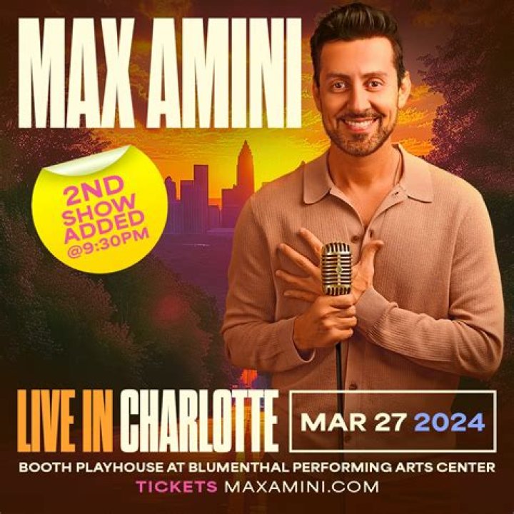 Max Amini Concert Tickets And Tour Dates