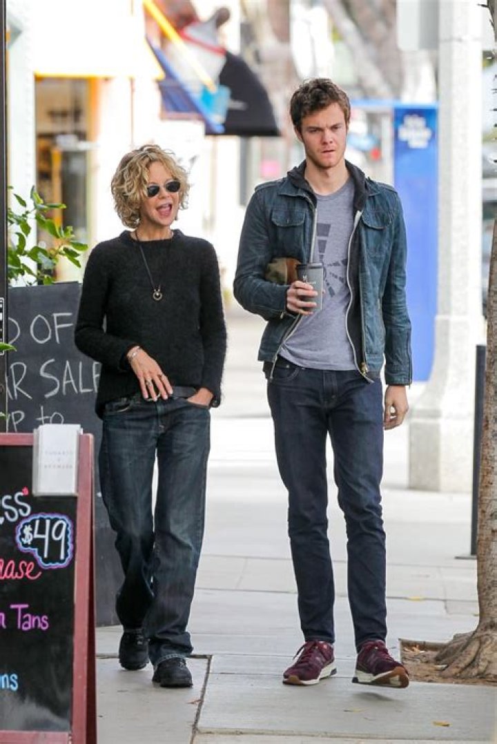 Meg Ryan and Son Jack in LA January 2016 POPSUGAR Celebrity