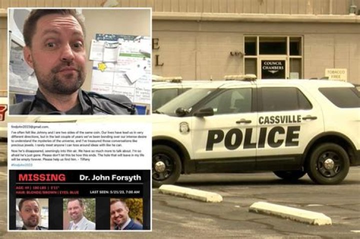 Missing Missouri Doctor John Forsyth found dead
