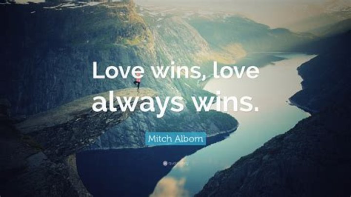 Mitch Albom Quote &ldquo;Love wins, love always wins.&rdquo; (12 wallpapers