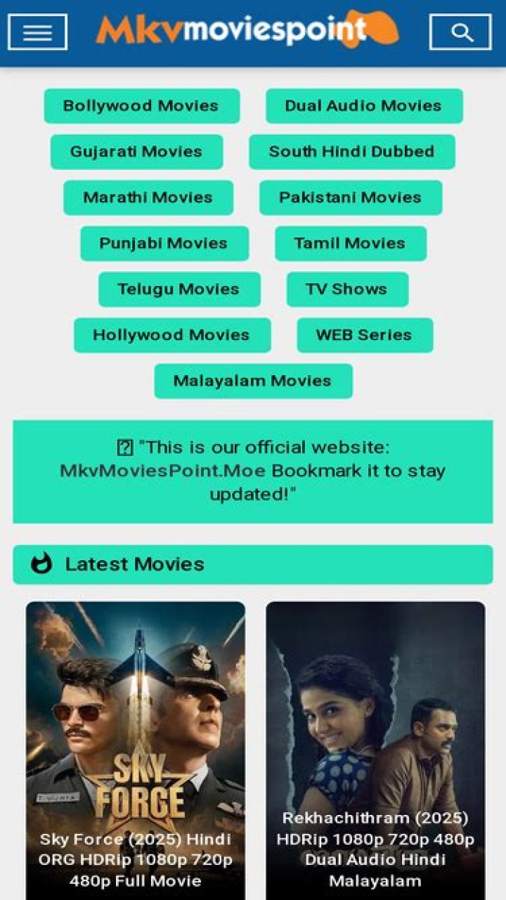 MKvmoviespoint Movie Download Bollywood, Hollywood Dual Audio