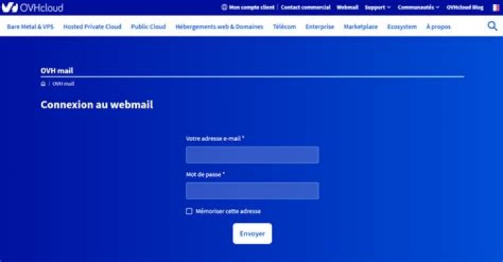 OVH Webmail, consultez vos emails