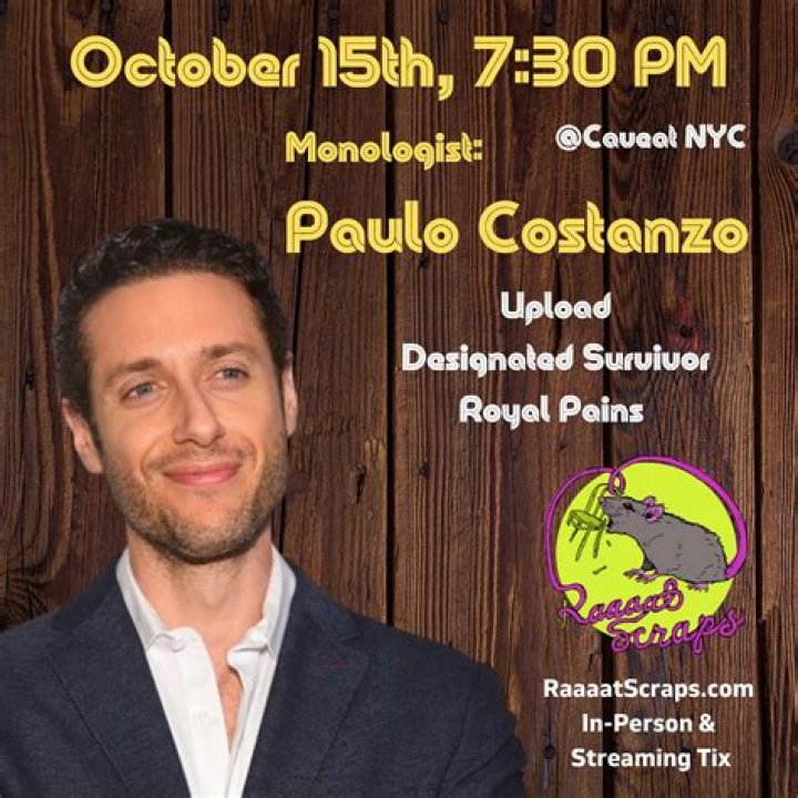 Paulo Costanzo Quote &ldquo;My parents were hippies. They met at an ashram