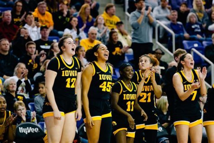Photos of Iowa Hawkeyes women's basketball media day on Oct. 20, 2022