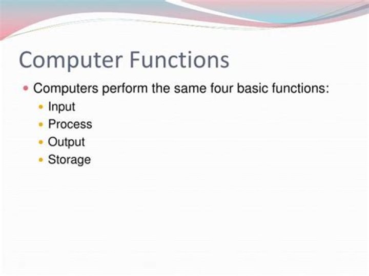 PPT Basic Computer Functions PowerPoint Presentation, free download