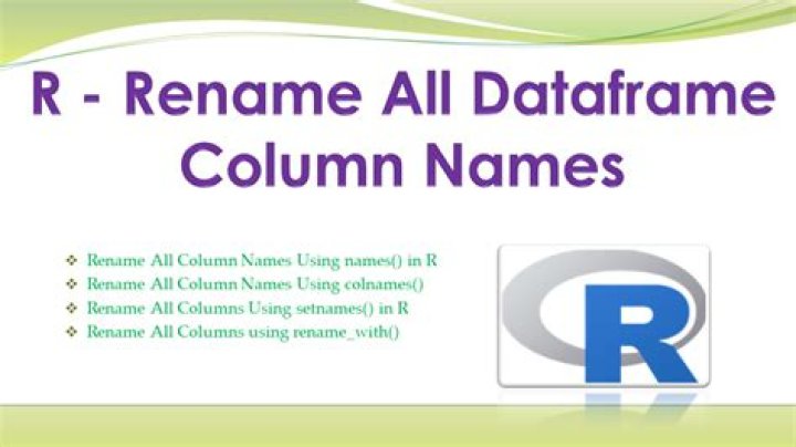 R Rename All Dataframe Column Names Spark By {Examples}